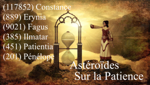 astéroïdes sur la patience